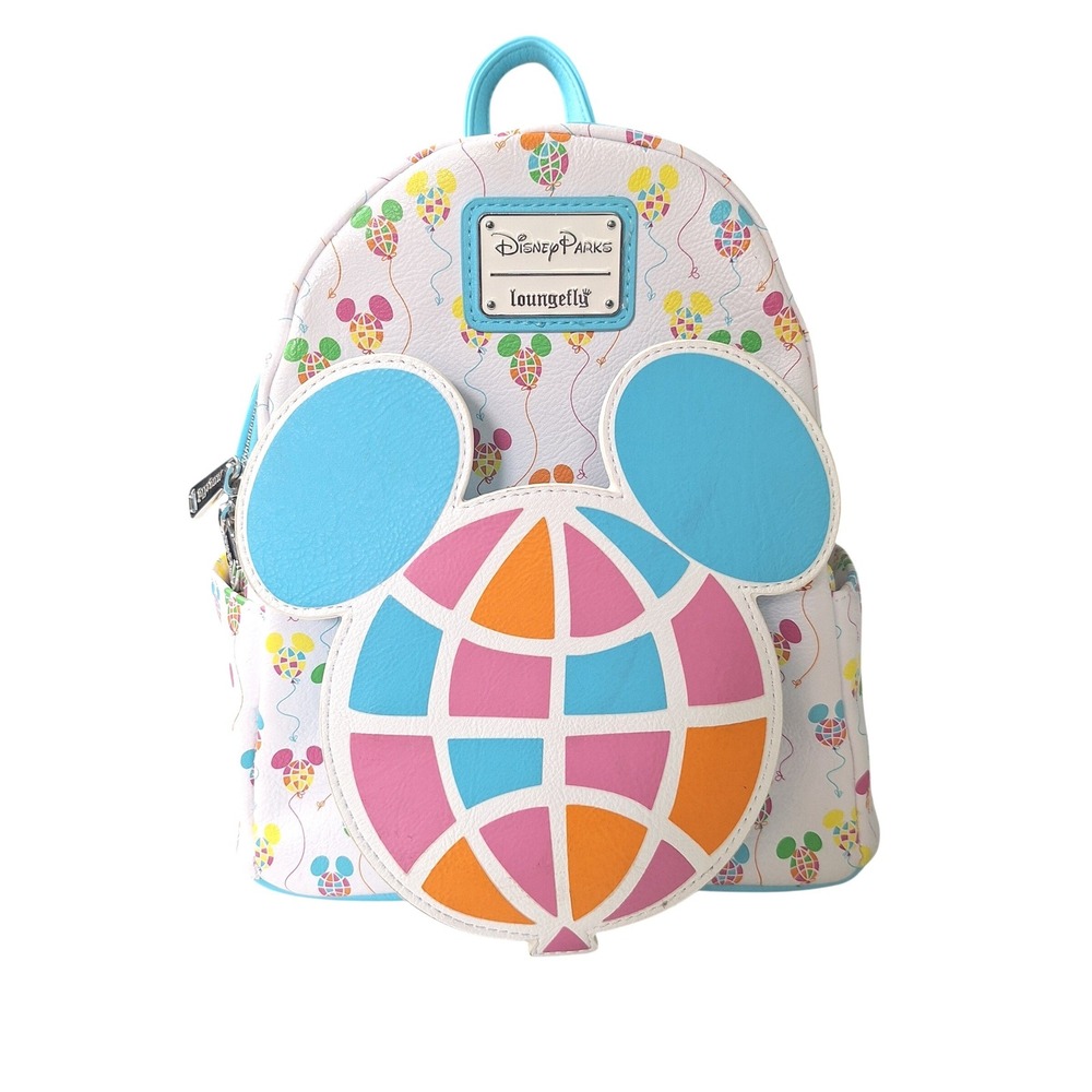 Disney Parks Mini Backpack WDW 50th Anniversary Retro Vault Balloons Loungefly